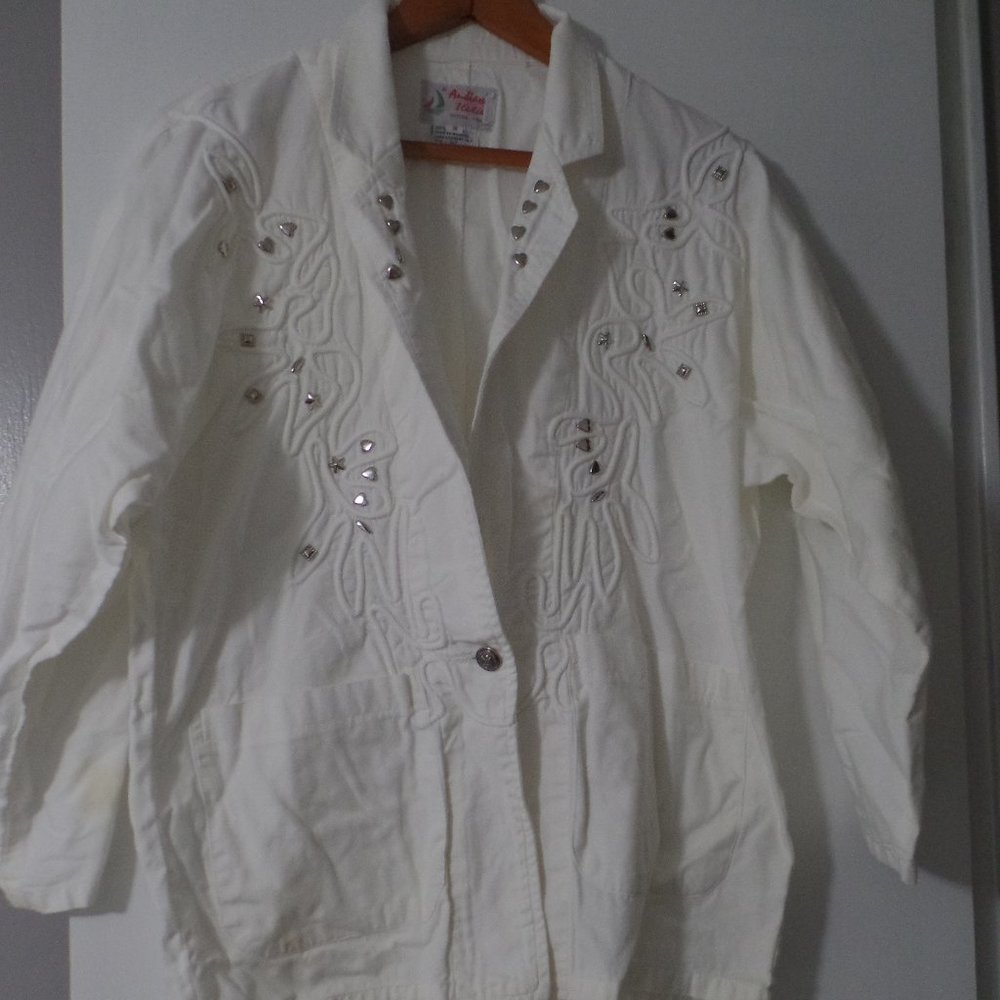 VTG Andiamo Italia Denim jacket, size S  538